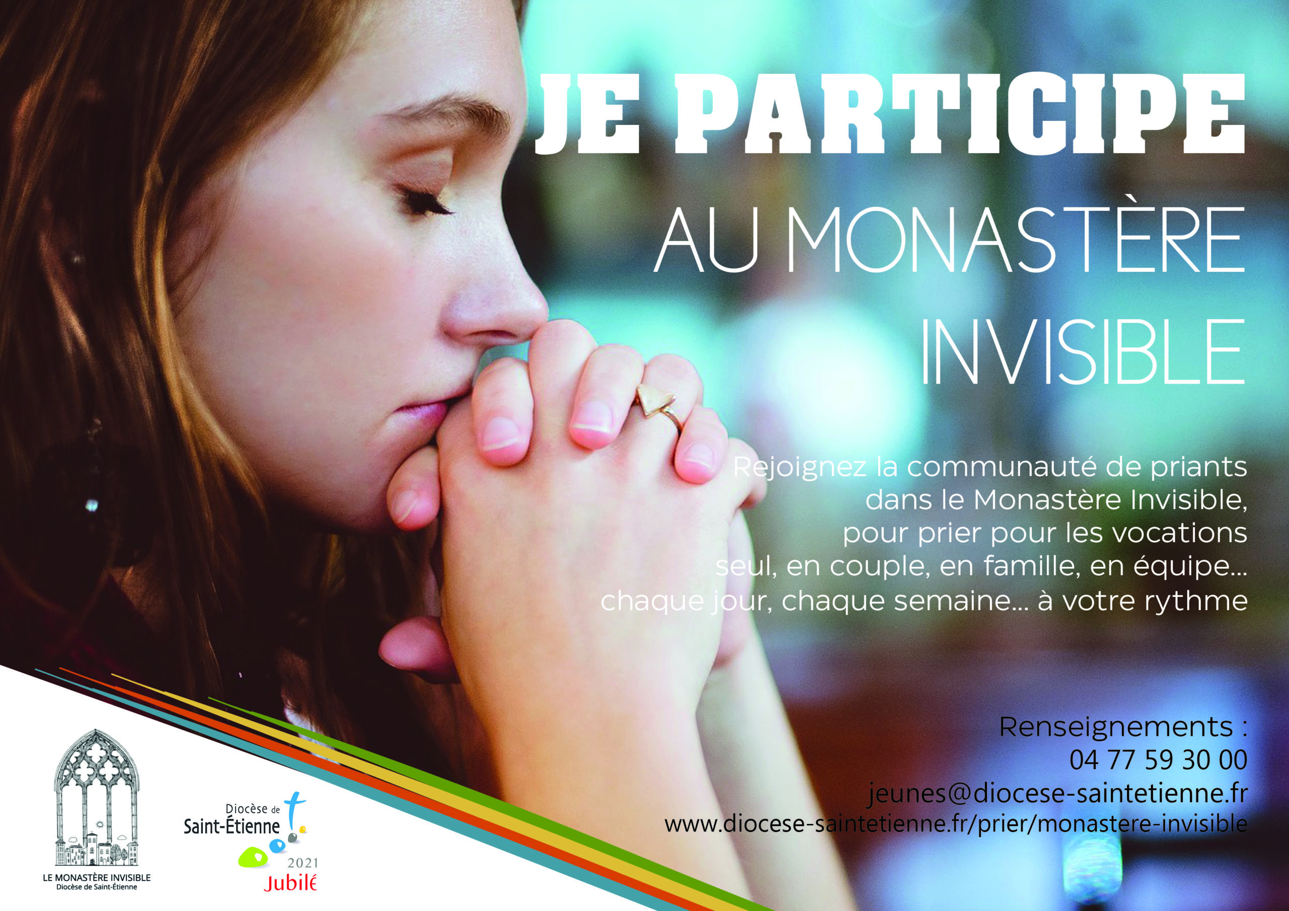 AFFICHE MONASTERE INVISIBLE PAYSAGE