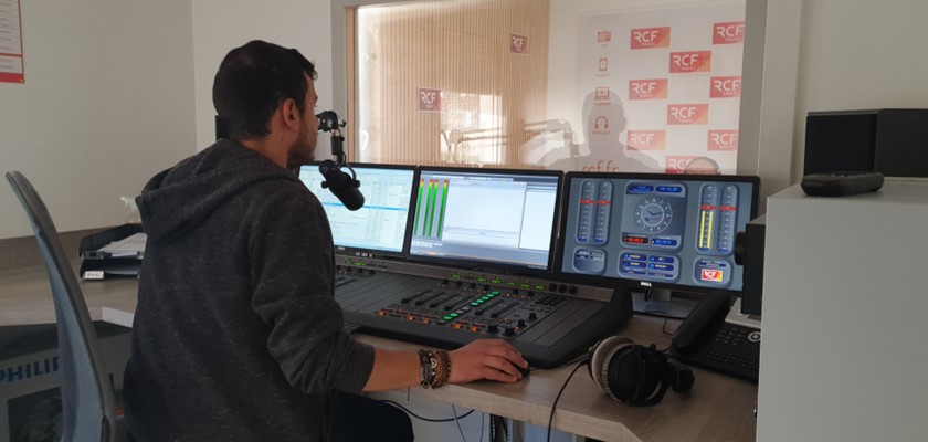 RCF Saint-Étienne journée "portes ouvertes" à l'occasion du radio don 2022