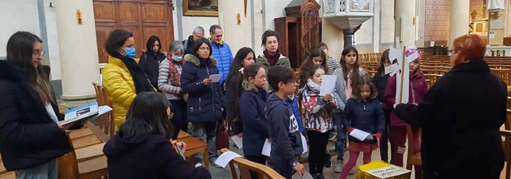 Sainte-Marie-entre-Rhône-et-Pilat : chemin de croix avec les enfants