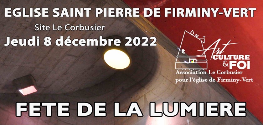 Fête de la lunière à  l'église Saint-Pierre de Firminy-Vert