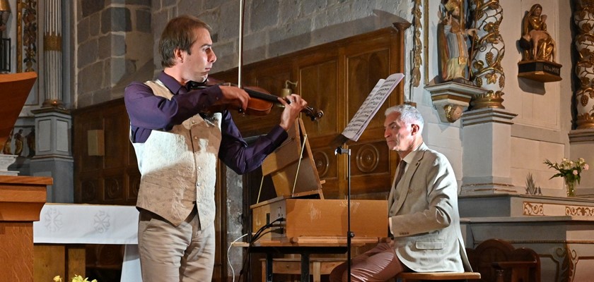 Concert de Noël violon et orgue à Firminy