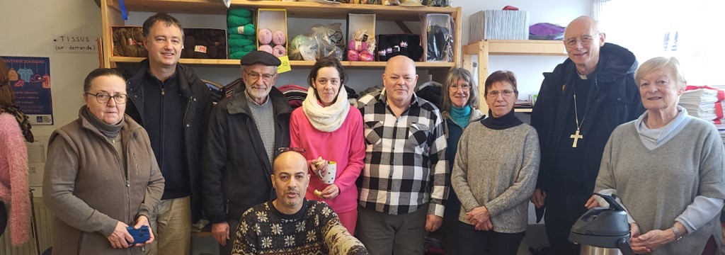 Saint-Marcellin-en-Pilat : visite pastorale de Mgr Bataille