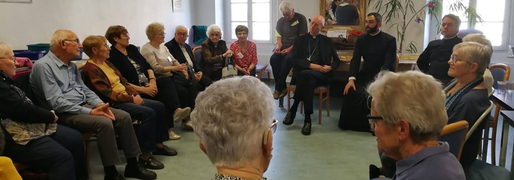 Sainte-Claire-Sainte-Thérèse-en-Forez : retour sur la visite pastorale de notre évêque