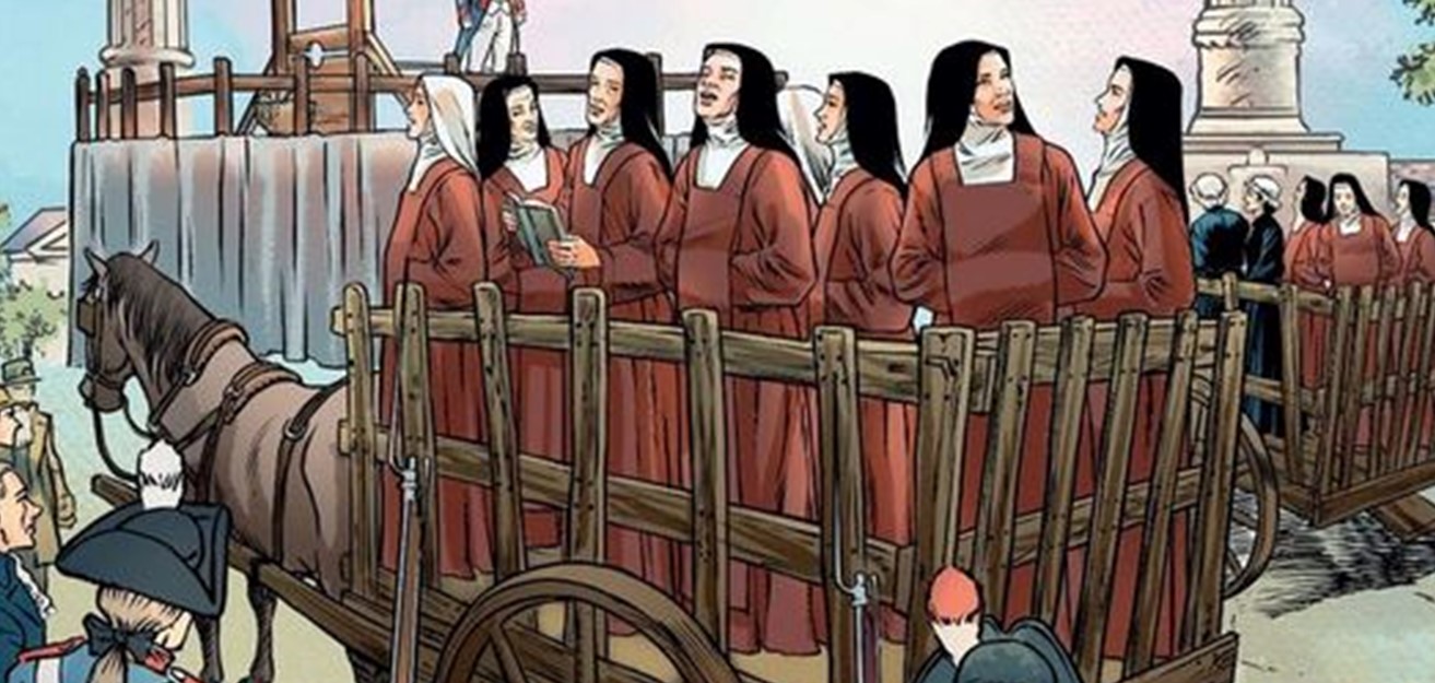 Dédicace de la BD "Les Carmélites de Compiègne, martyres de la Révolution"