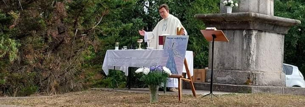 Sainte-Marie-entre Rhône-et-Pilat : messe à la Madone du Bois joli
