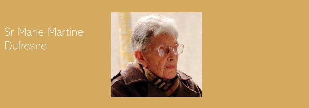 Décès de Sr Marie-Martine Dufresne