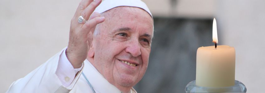 Prier pour le pape François à Saint-Chamond