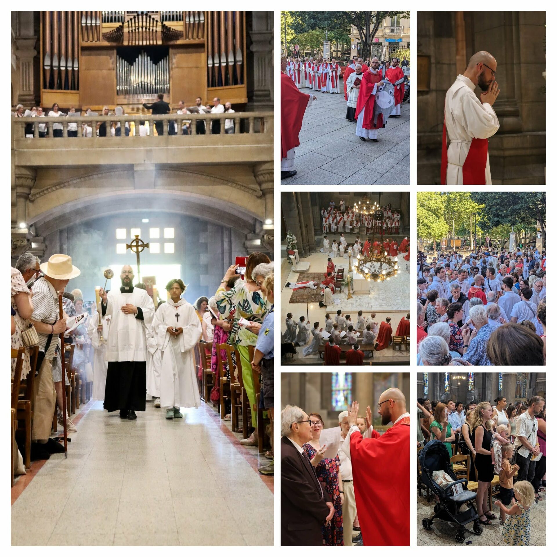 Retour en images sur l'ordination de Pierre-Étienne Duchatelet