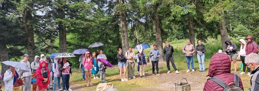 Alliance Forez-Sud : quel plaisir de monter trouver la fraîcheur à Notre-Dame de l'Hermitage !