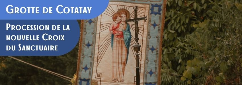 Installation d'un Calvaire à la Grotte de Cotatay