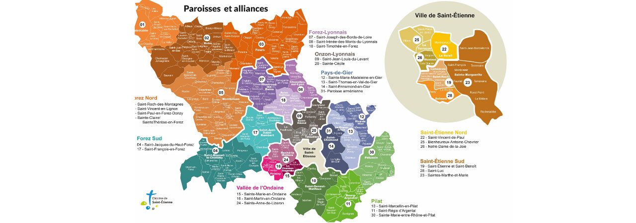 1280 x 450 Carte Annuaire des paroisses