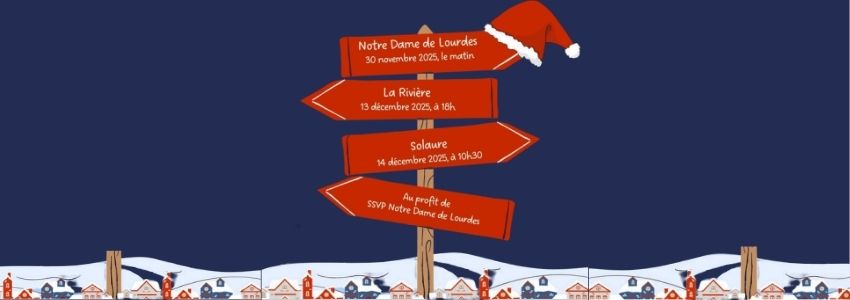 Marché de Noël itinérant au profit de la Société Saint Vincent de Paul