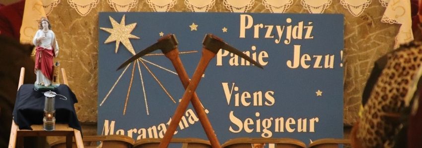 Sainte-Anne-de-Lizeron : messe de la Sainte Barbe à l'église Saint Joseph de Beaulieu.