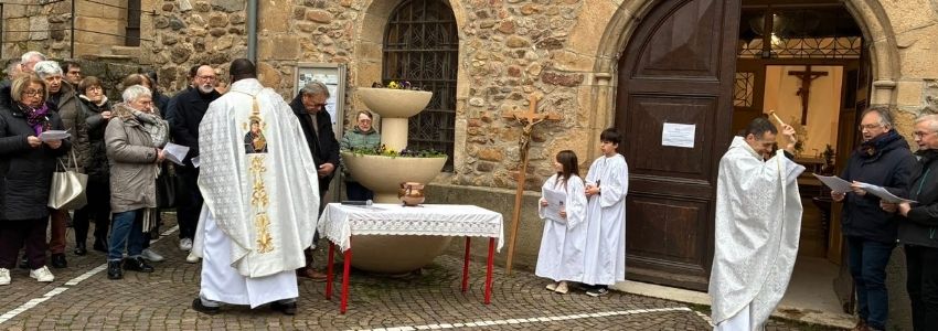 Sainte-Marie-entre-Rhône et Pilat : messe solennelle à Chavanay
