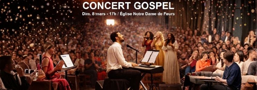 Concert Gospel pour la restauration de l’église Notre-Dame de Feurs