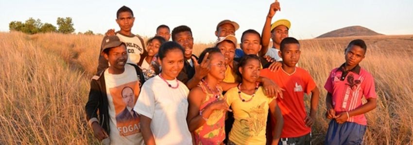 Vente d'artisanat malgache