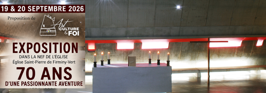 JEP 2026 - Exposition à l'église Saint-Pierre de Firminy-Vert