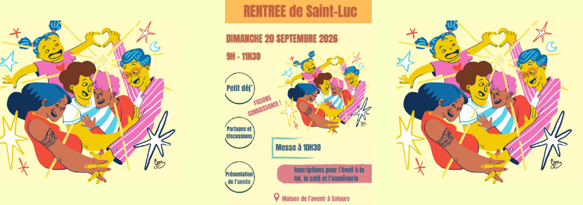 Saint-Luc : rentrée paroissiale 2026